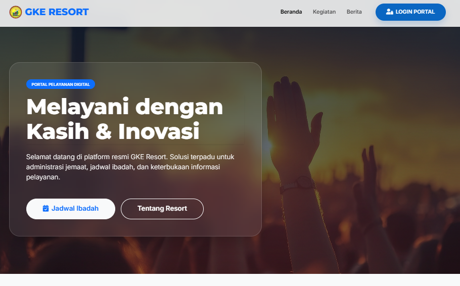 Website GKE Resort Management System